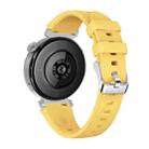 For Huawei Watch GT 5 41mm Official 18mm Silicone Watch Band(Yellow) - 2