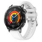 For Huawei Watch GT 5 46mm Official 22mm Silicone Watch Band(White) - 1