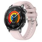 For Huawei Watch GT 5 46mm Official 22mm Silicone Watch Band(Pink) - 1