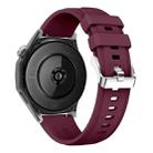 For Huawei Watch GT 5 46mm Official 22mm Silicone Watch Band(Wine Red) - 2