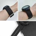 For Huami Amazfit T-Rex Nylon Square Buckle Watch Band with Disassembly Tool(Black) - 3