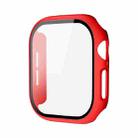 For Apple Watch Series 10 42mm imak Integrated Watch Case with Film(Red) - 2