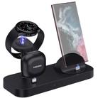 B25 Type-C 4-in-1 Charging Stand Phone Holder for Samsung Watch / Galaxy Buds(Black) - 1