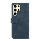 For Samsung Galaxy S25 Ultra 5G ABEEL Color Block Magnetic RFID Leather Phone Case(Blue-Brown) - 3
