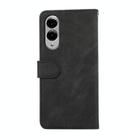 For Samsung Galaxy S25 Edge 5G ABEEL Color Block Magnetic RFID Leather Phone Case(Black-Green) - 3