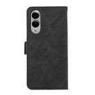 For Samsung Galaxy S25 Edge 5G ABEEL Frosted Magnetic RFID Leather Phone Case(Black) - 3