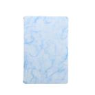 For Samsung Galaxy Tab S8 / Galaxy Tab S7 T870 Marble Texture Pattern Horizontal Flip Leather Case, with Three-folding Holder & Sleep / Wake-up(Blue) - 1