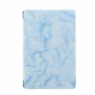 For Samsung Galaxy Tab A7 T505 Marble Texture Pattern Horizontal Flip Leather Case, with Three-folding Holder & Sleep / Wake-up(Blue) - 2