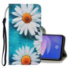 For Vivo V17 Pro 3D Colored Drawing Horizontal Flip PU Leather Case with Holder & Card Slots & Wallet(Chrysanthemum) - 1