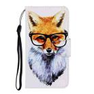 For Vivo V17 Pro 3D Colored Drawing Horizontal Flip PU Leather Case with Holder & Card Slots & Wallet(Fox) - 2