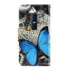 For Vivo V17 Pro 3D Colored Drawing Horizontal Flip PU Leather Case with Holder & Card Slots & Wallet(A Butterfly) - 2