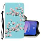 For Vivo V17 3D Colored Drawing Horizontal Flip PU Leather Case with Holder & Card Slots & Wallet(Magnolia) - 1
