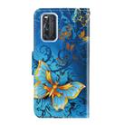 For Vivo V17 3D Colored Drawing Horizontal Flip PU Leather Case with Holder & Card Slots & Wallet(Jade Butterfly) - 3