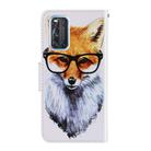 For Vivo V19 3D Colored Drawing Horizontal Flip PU Leather Case with Holder & Card Slots & Wallet(Fox) - 3