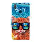 For Vivo Y11 (2019) 3D Colored Drawing Horizontal Flip PU Leather Case with Holder & Card Slots & Wallet(Underwater Cat) - 3