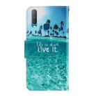 For Vivo Y17 / Y12 / Y15 3D Colored Drawing Horizontal Flip PU Leather Case with Holder & Card Slots & Wallet(Coconut Tree) - 2