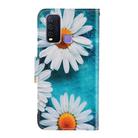For Vivo Y50 / Y30 3D Colored Drawing Horizontal Flip PU Leather Case with Holder & Card Slots & Wallet(Chrysanthemum) - 3