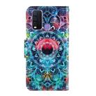 For Vivo Y50 / Y30 3D Colored Drawing Horizontal Flip PU Leather Case with Holder & Card Slots & Wallet(Mandala) - 3