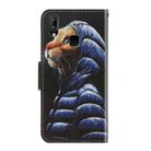 For Vivo Y91c 3D Colored Drawing Horizontal Flip PU Leather Case with Holder & Card Slots & Wallet(Down Jacket Cat) - 3