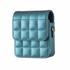 For Samsung Galaxy Z Flip6 BFB04 Plaid Crossbody Fold Phone Bag(Green) - 2