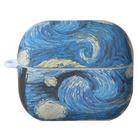 For Samsung Galaxy Buds3 / Buds3 Pro Oil Painting Frosted PC Earphone Protective Case(Starry Sky) - 1