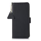 For Xiaomi 14T Side-Magnetic TJ Genuine Leather RFID Phone Case(Blue) - 3