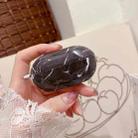 For Beats Solo Buds Marble Texture Glossy PC Earphone Protective Case(Black) - 2