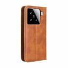 For Xiaomi 15 Magnetic Buckle Retro Texture Leather Phone Case(Brown) - 3