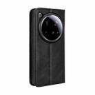 For Xiaomi 15 Ultra Magnetic Buckle Retro Texture Leather Phone Case(Black) - 3