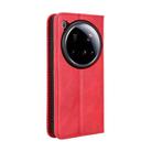 For Xiaomi 15 Ultra Magnetic Buckle Retro Texture Leather Phone Case(Red) - 3