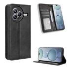 For Xiaomi Civi 5 Pro 5G Magnetic Buckle Retro Texture Leather Phone Case(Black) - 1