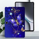 For OnePlus Pad Go Color Painting Pattern Smart Tablet TPU Case(Blue Butterfly) - 2