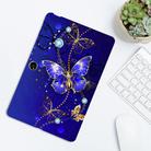 For OnePlus Pad Go Color Painting Pattern Smart Tablet TPU Case(Blue Butterfly) - 3