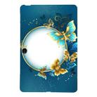 For OnePlus Pad Go Color Painting Pattern Smart Tablet TPU Case(Butterfly Circle) - 1