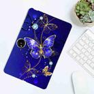 For OnePlus Pad 2 12.1 Color Painting Pattern Smart Tablet TPU Case(Blue Butterfly) - 3