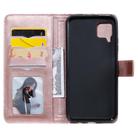 For Huawei P40 Lite Multifunctional Magnetic Copper Buckle Horizontal Flip Solid Color Leather Case with 10 Card Slots & Wallet & Holder & Photo Frame(Rose Gold) - 3