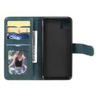 For Huawei Y5P / 9S Multifunctional Magnetic Copper Buckle Horizontal Flip Solid Color Leather Case with 10 Card Slots & Wallet & Holder & Photo Frame(Dark Green) - 3