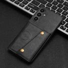 For Samsung Galaxy A26 5G Double Buckle Card Slots Magnetic Phone Case(Black) - 2