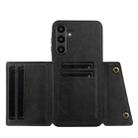 For Samsung Galaxy A26 5G Double Buckle Card Slots Magnetic Phone Case(Black) - 3