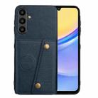 For Samsung Galaxy A56 5G Double Buckle Card Slots Magnetic Phone Case(Black) - 1