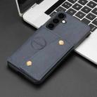 For Samsung Galaxy S25 5G Double Buckle Card Slots Magnetic Phone Case(Blue) - 2