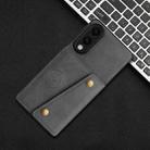 For Samsung Galaxy S25 Edge 5G Double Buckle Card Slots Magnetic Phone Case(Grey) - 2