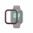 For OPPO Watch 41mm Smart Watch TPU Protective Case, Color:Black+Red - 1