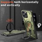 For iPhone 12 Pro Max PC Hybrid TPU Armor MagSafe Holder Phone Case(Olive Green) - 2