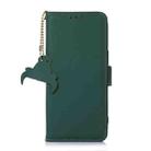 For Samsung Galaxy S25 Ultra Genuine Leather Magnetic RFID Leather Phone Case(Green) - 3