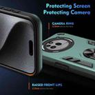For Nothing Phone 3a Pro Shockproof Metal Ring Holder Phone Case(Green) - 3