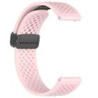 For Xiaomi Watch S4 Sport Folding Magnetic Buckle Silicone Watch Band(Pink) - 3