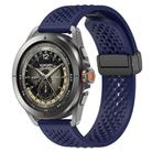 For Xiaomi Watch S4 Sport Folding Magnetic Buckle Silicone Watch Band(Midnight Blue) - 1