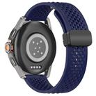 For Xiaomi Watch S4 Sport Folding Magnetic Buckle Silicone Watch Band(Midnight Blue) - 2