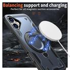 For iPhone 16 Plus PC Hybrid TPU Armor MagSafe Holder Phone Case(Blue) - 3